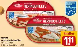 REWE Hawesta extra zarte Heringsfilets Angebot