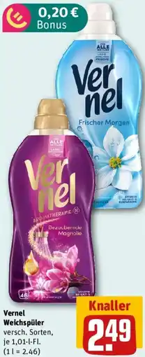 REWE Vernel Weichspüler Angebot