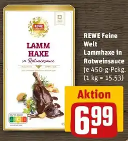 REWE REWE Feine Welt Lammhaxe in Rotweinsauce Angebot