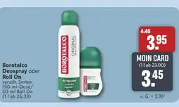 Combi Borotalco deospray Angebot