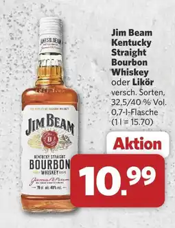 Combi Jim beam kentucky straight bourbon whiskey Angebot