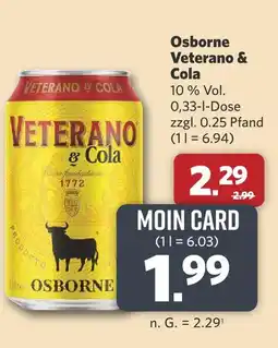 Combi Osborne veterano & cola Angebot