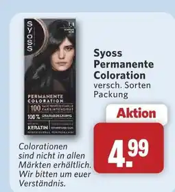 Combi Syoss permanente coloration Angebot