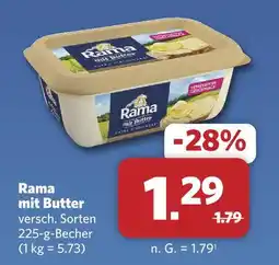 Combi Rama mit butter Angebot