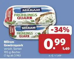 Combi Milram gewürzquark Angebot
