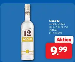 Combi Ouzo 12 gold Angebot