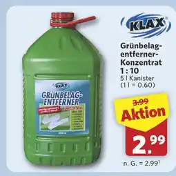 Combi Klax grünbelag-entferner konzentrat 1:10 Angebot