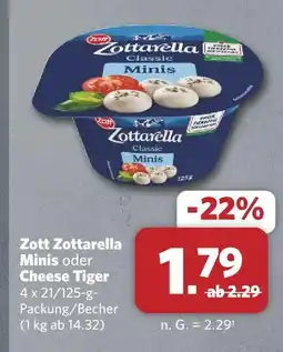 Combi Zott zottarella minis Angebot