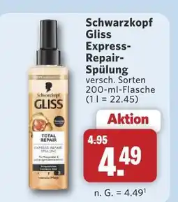 Combi Schwarzkopf gliss express-repair-spülung Angebot