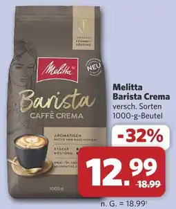 Combi Melitta barista crema Angebot