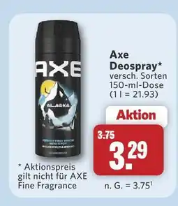 Combi Axe deospray Angebot