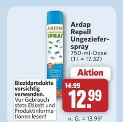 Combi Ardap repell ungeziefer-spray Angebot
