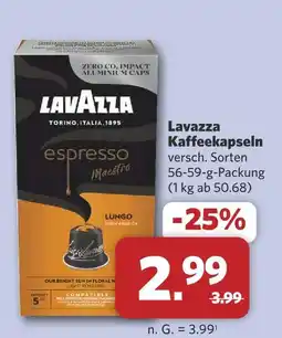 Combi Lavazza kaffeekapseln Angebot