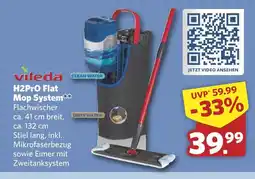 Combi Vileda h2pro flat mop system Angebot