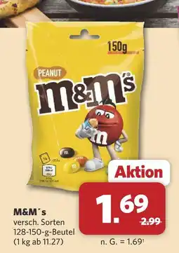 Combi M&m's peanut Angebot