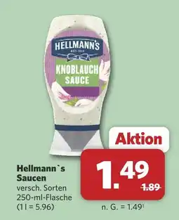 Combi Hellmann's knoblauch sauce Angebot