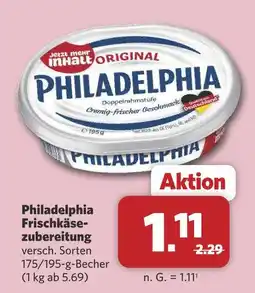 Combi Philadelphia frischkäsezubereitung Angebot