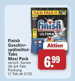 Combi Finish geschirrspülmittel-tabs maxi pack Angebot