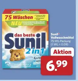 Combi Sunil vollwaschmittel Angebot