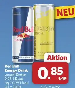 Combi Red bull energy drink Angebot