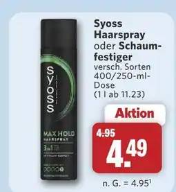 Combi Syoss haarspray Angebot