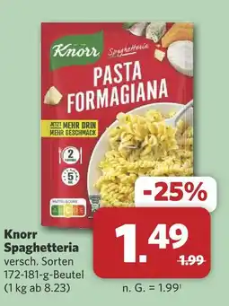 Combi Knorr spaghetteria pasta formagiana Angebot