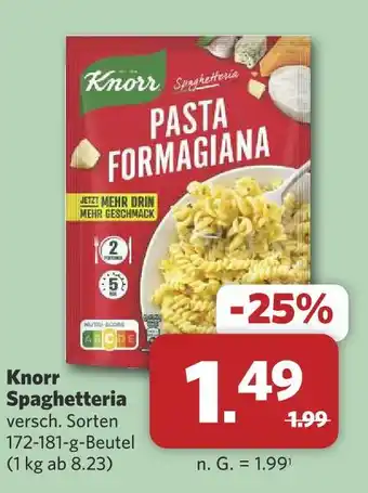 Combi Knorr spaghetteria pasta formagiana Angebot
