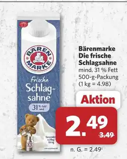 Combi Bärenmarke die frische schlagsahne Angebot