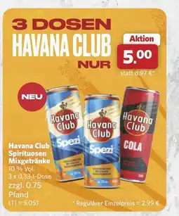 Combi Havana club spirituosen mixgetränke cola Angebot
