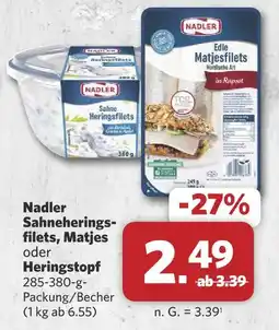 Combi Nadler sahneheringsfilets Angebot