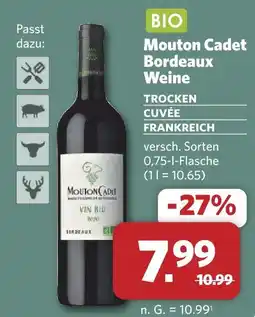 Combi Mouton cadet bordeaux weine Angebot