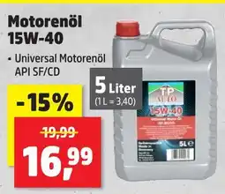 Thomas Philipps Tp auto motorenöl 15w-40 Angebot