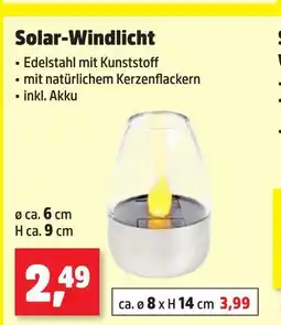 Thomas Philipps Solar-windlicht ø ca. 6 cm, h ca. 9 cm Angebot