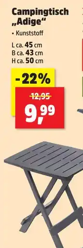 Thomas Philipps Campingtisch 'adige' Angebot