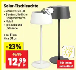 Thomas Philipps Solar-tischleuchte weiß Angebot