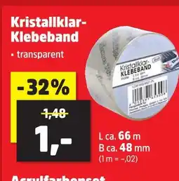 Thomas Philipps Kristallklar-klebeband Angebot