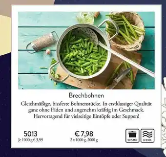 Eismann Brechbohnen Angebot