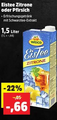 Thomas Philipps Weico eistee zitrone oder pfirsich Angebot