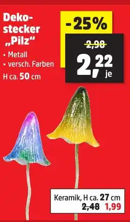 Thomas Philipps Deko-stecker pilz metall Angebot