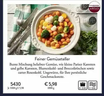 Eismann Feiner Gemüseteller Angebot