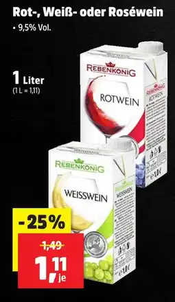 Thomas Philipps Rebenkönig rot-, weiß- oder roséwein Angebot