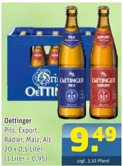 Getränke Arena Oettinger pils Angebot