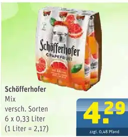 Getränke Arena Schöfferhofer mix Angebot