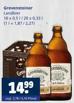 Getränkewelt Grevensteiner landbier Angebot
