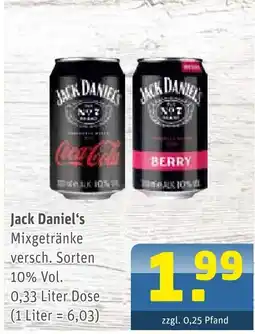 Getränke Arena Jack daniel's mixgetränk Angebot