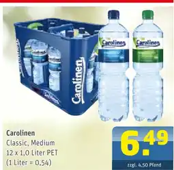 Getränke Arena Carolinen classic Angebot