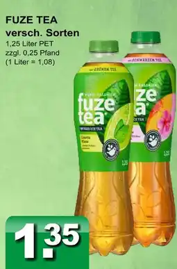 Getränkeparadies Gefromm Fuze tea fuze tea classic zitrone Angebot