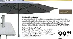 Hellweg Haveson marktschirm lucca Angebot