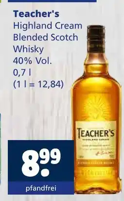 Getränkewelt Teacher's highland cream blended scotch whisky Angebot