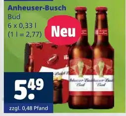 Getränkewelt Anheuser-busch bud Angebot